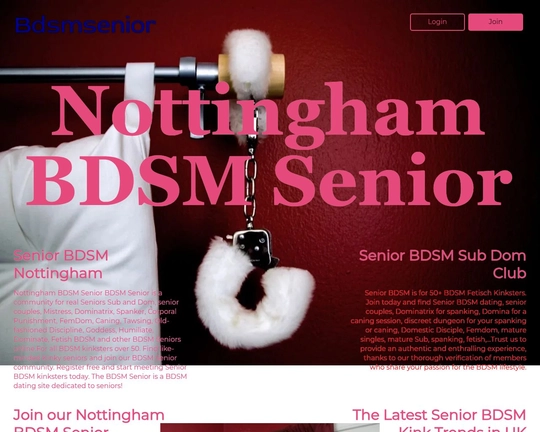 Senior BDSM Nottingham Logo